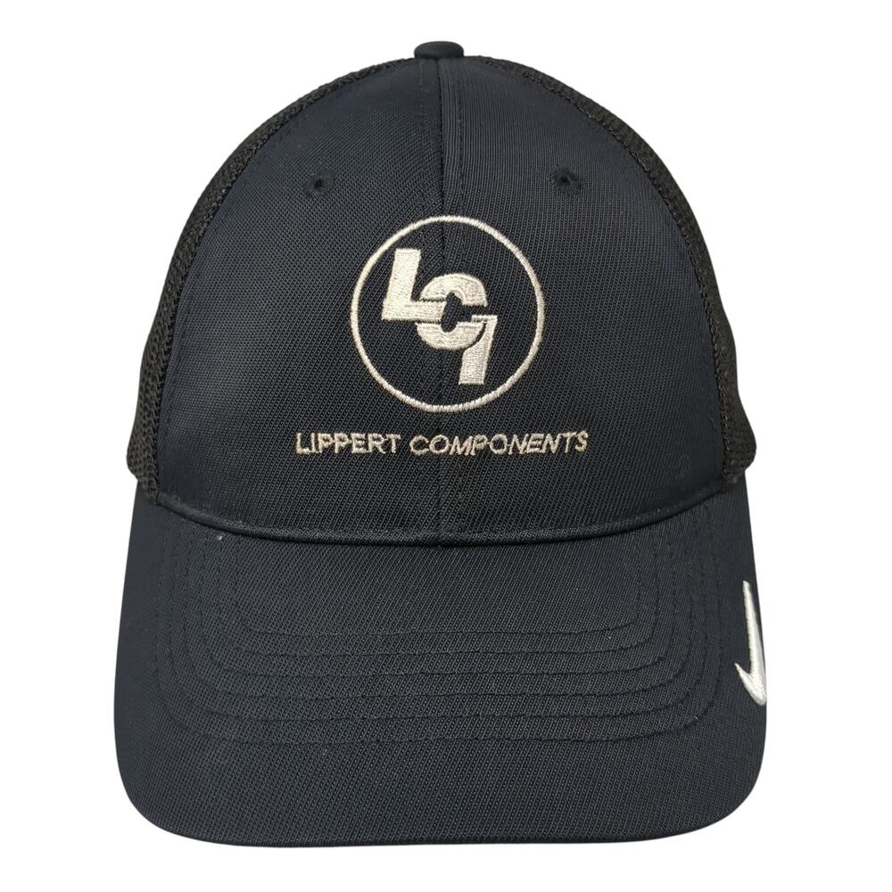Nike Golf Lippert Components Fitted Trucker Hat Black One Size Mesh Back Flexfit